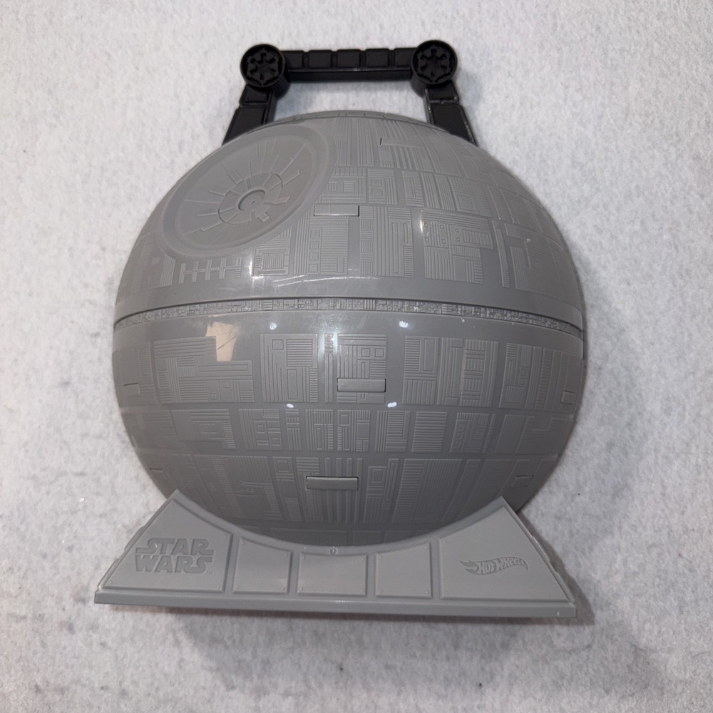 Hot Wheels Star Wars Death Star Collector's Car Carrying Case‎ with Handle EUC